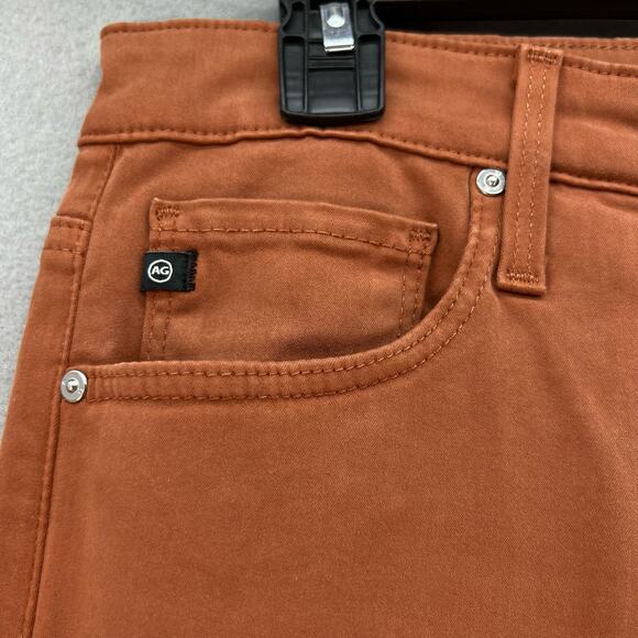 NWT Adriano Goldschmied Women's Jeans Size 31R Rust Ankle High Rise Skinny - Picture 2 of 16